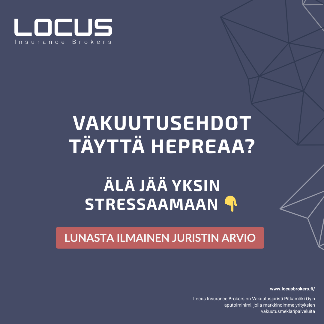 Vakuutusehdot täyttä hepreaa? Älä jää yksin stressaamaan