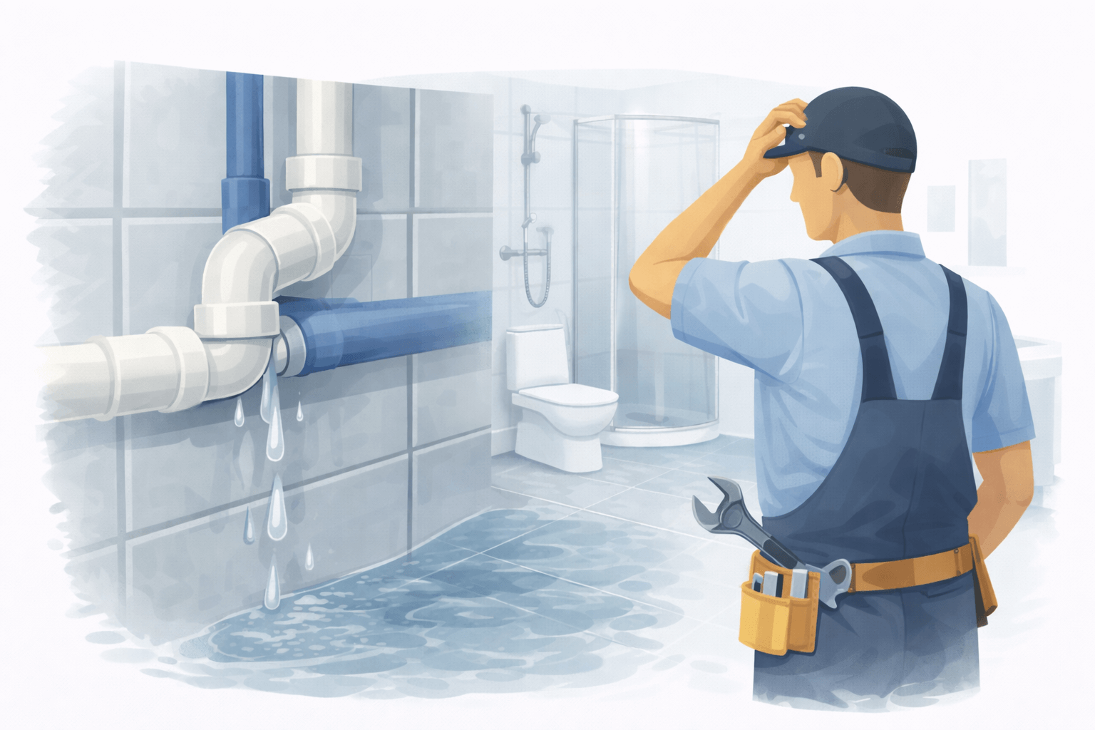 LVI-asentajan aiheuttama vesivahinko