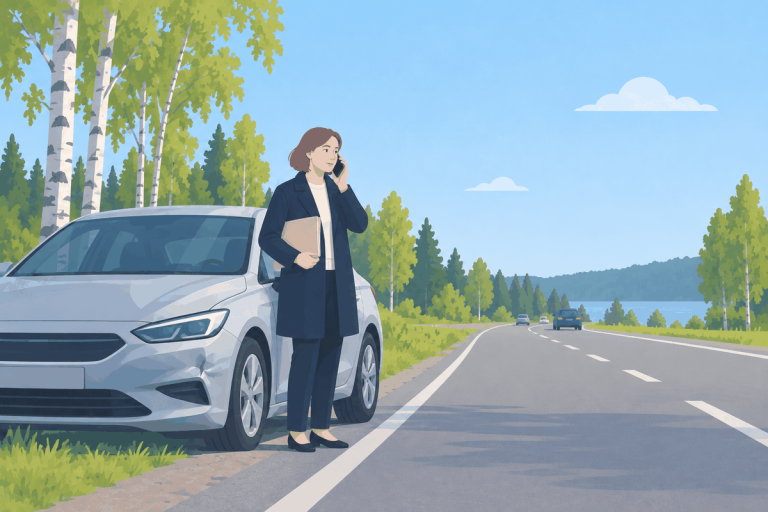 Kolari työmatkalla omalla autolla – kuka korvaa?